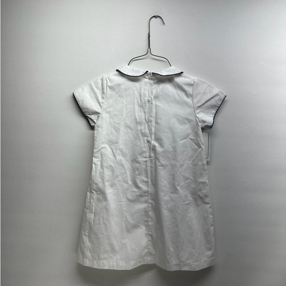 Crescent moon children smocked shirt dress size 7/8 - Picture 2 of 6